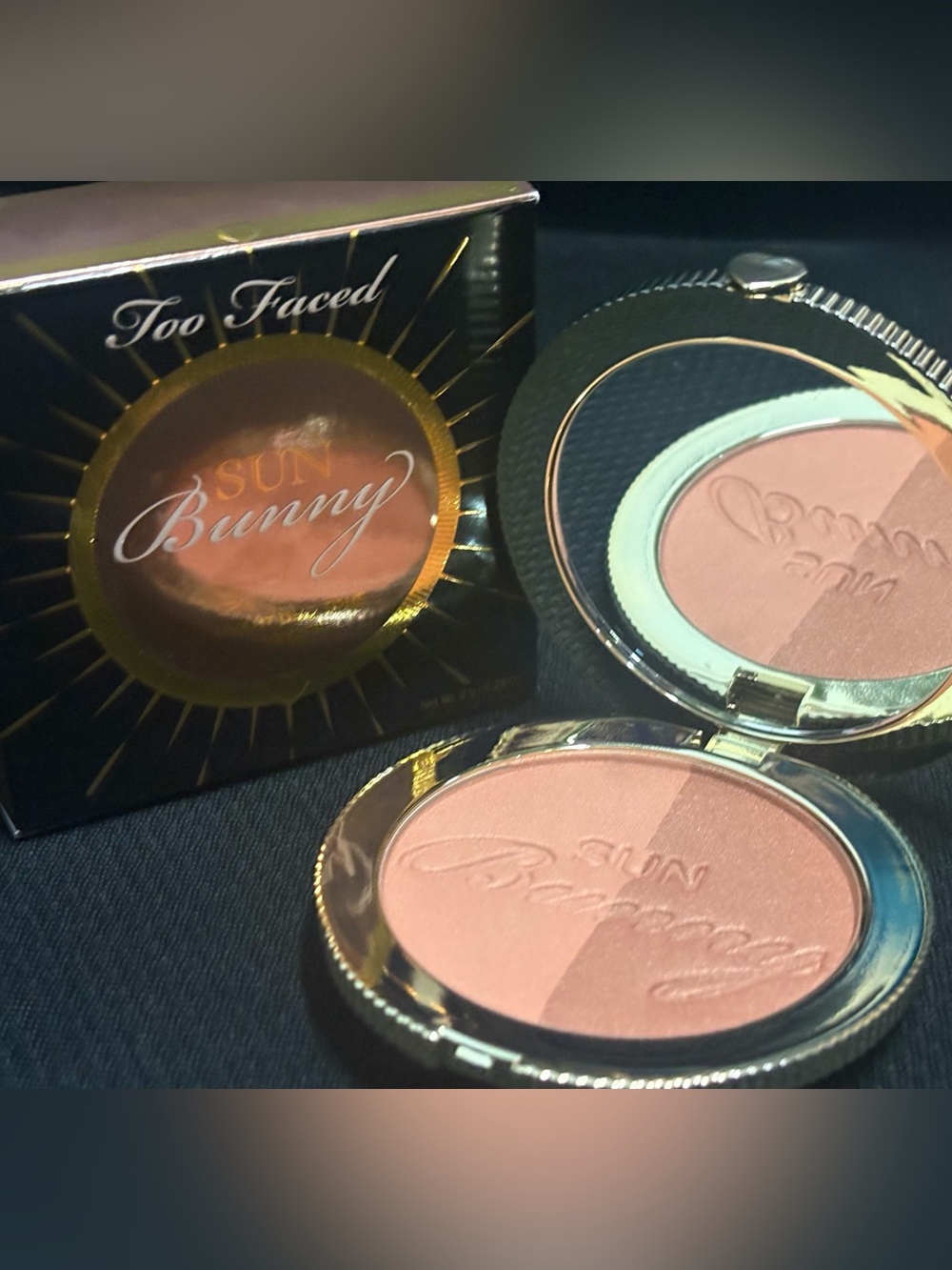 Too Faced Sun Bunny Bronzer & Blush Duo -California nib